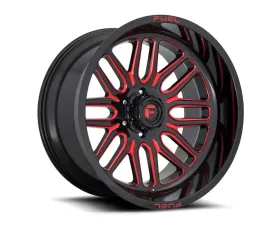 Fuel 1PC D663 Ignite Wheel 22x12 8x6.5 -43mm Gloss Black Red Tinted Clear
