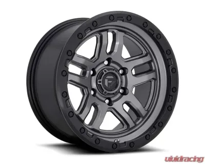 FUEL 1PC D701 Ammo Wheel 20x9 6x135 1mm Matte Gun Metal Black Bead Ring - D70120908950