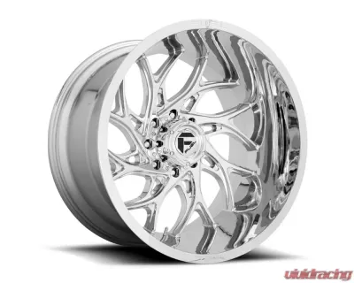 FUEL 1PC D740 Runner Wheel 20x8.25 8x210 105mm Chrome - D740208293