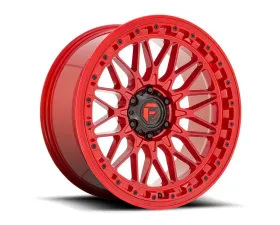 FUEL 1PC D758 Trigger Wheel 17x9 5x5.0 -12mm Candy Red