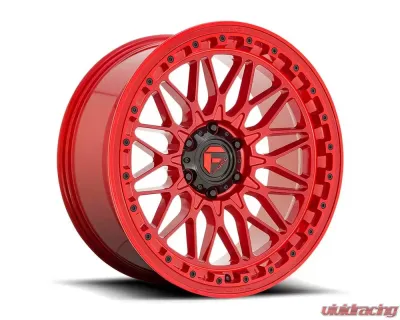 FUEL 1PC D758 Trigger Wheel 17x9 5x5.0 -12mm Candy Red - D75817907545