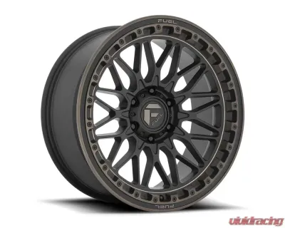 FUEL 1PC D759 Trigger Wheel 17x9 6x5.5 1mm Matte Black Dark Tint - D75917908450