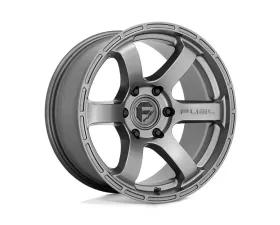 FUEL 1PC D767 Rush Wheel 18x9 5x5.0 1mm Matte Gun Metal