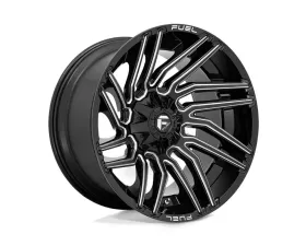 FUEL 1PC D773 Typhoon Wheel 22x12 5x4.5/5.0 -44mm Gloss Black Milled
