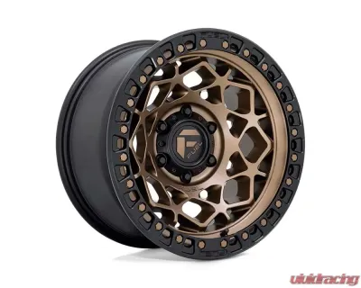 FUEL D785 UNIT UTV Wheel 15x7 4x137 10mm Bronze w/Matte Black Ring - D7851570A643