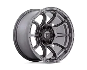 FUEL 1PC D793 Variant Wheel 17x9 5x5.0 1mm Matte Gunmetal