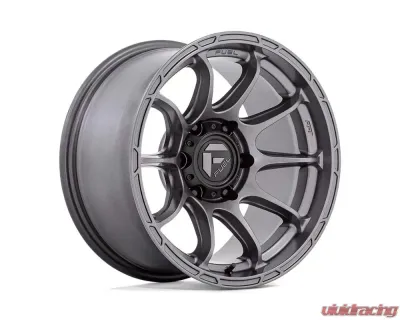 FUEL 1PC D793 Variant Wheel 17x9 6x5.5 1mm Matte Gunmetal - D79317908450