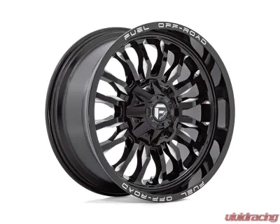 FUEL 1PC D795 Arc Wheel 22x10 8x180 -18mm Gloss Black Milled - D79522001847
