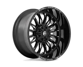 FUEL 1PC D795 Arc Wheel 22x12 6x135/5.5 -44mm Gloss Black Milled