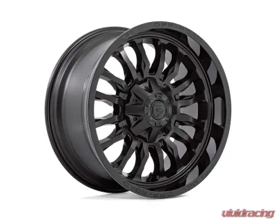 FUEL 1PC D796 Arc Wheel 22x10 8x180 -18mm Matte Black w/Gloss Black Lip - D79622001847