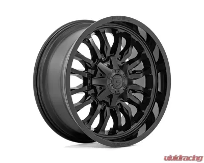 FUEL 1PC D796 Arc Wheel 20x9 8x180 1mm Matte Black w/Gloss Black Lip - D79620901850
