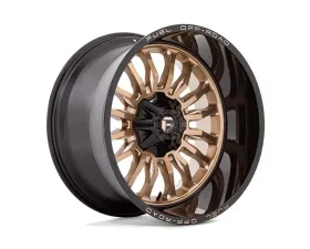 FUEL 1PC D797 Arc Wheel 22x12 5x4.5/5.0 -44mm Platinum Bronze w/Black Lip