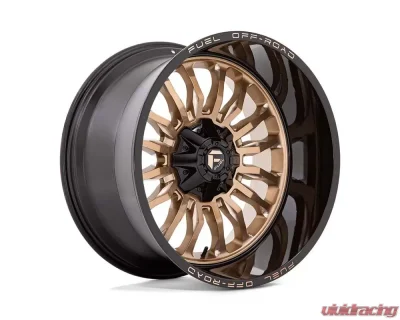 FUEL 1PC D797 Arc Wheel 22x12 5x4.5/5.0 -44mm Platinum Bronze w/Black Lip - D79722202647