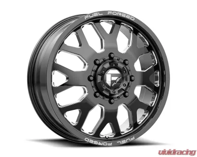 FUEL Mono DE19 FF19D Wheel 22x8.25 8x6.5 -240mm Gloss Black Milled - DE1922828D35