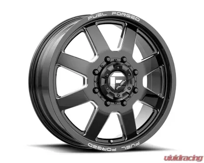 FUEL Mono DE09 FF09D Wheel 24x12 8x180 -50mm Matte Black Milled - DE0924201845