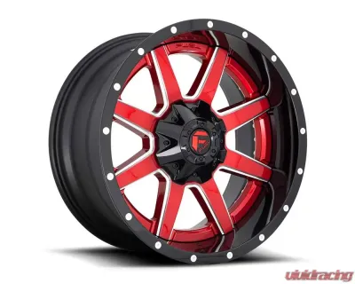 Fuel 2PC D250 Maverick Wheel 20x10 5x5.0/5.5 -19mm Gloss Red - D25020005747