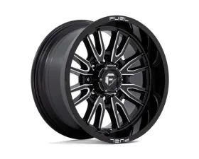 FUEL Off-Road D761 Clash Wheel 20x10 8x170 -18mm Gloss Black Milled