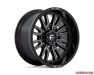 FUEL Off-Road D761 Clash Wheel 20x10 8x180 -18mm Gloss Black Milled - D76120001847
