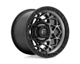FUEL D784 UNIT UTV Wheel 15x7 4x137 10mm Gunmetal w/Matte Black Ring