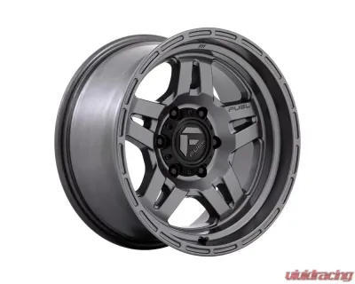 FUEL 1PC D801 Oxide Wheel 18x9 5x5.0 -12mm Matte Gunmetal - D80118907545