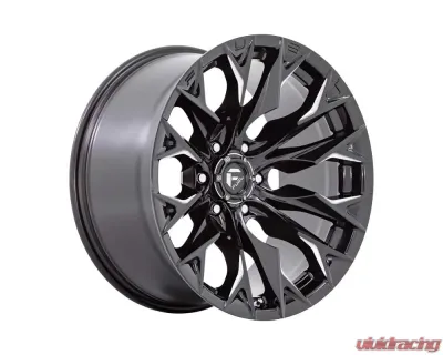 FUEL 1PC D803 Flame Wheel 20x9 6x5.5 20mm Gloss Black Milled - D80320908457