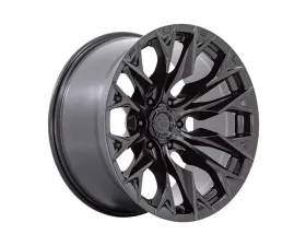 FUEL 1PC D804 Flame Wheel 20x10 5x5.5 -18mm Blackout