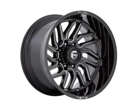 FUEL 1PC D807 Hurricane Wheel 22x12 6x135 -44mm Gloss Black Milled