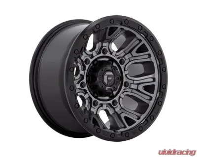FUEL 1PC D825 Traction Wheel 20x10 6x135 -18mm Matte Gunmetal w/Black Ring - D82520008947