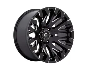 FUEL 1PC D828 Quake Wheel 20x10 5x5.5 -18mm Gloss Black Milled
