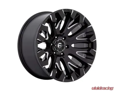 FUEL D828 Quake Wheel 20x10 5x127 | 5x5 -18mm Gloss Black Milled - D82820007547