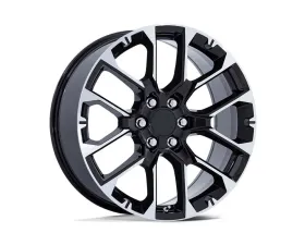 OE Creations PR224 Wheel 22x9 6x139.7 28mm Gloss Black w/Machined Face