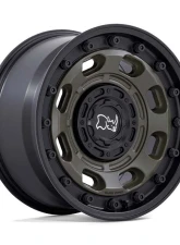 Black Rhino ATLAS Wheel 16x8 6x139.7 -10mm Olive Drab Green w/Black Lip                                     - BR007EB16806810N - Image 2