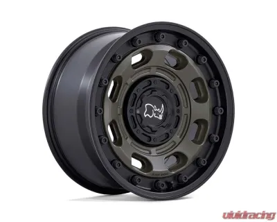 Black Rhino ATLAS Wheel 16x8 6x139.7 -10mm Olive Drab Green w/Black Lip - BR007EB16806810N