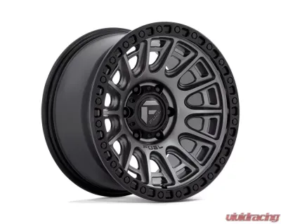 FUEL D835 Cycle Wheel 17x8.5 5x120 34mm Matte Gunmetal w/ Black Ring - D8351785G460