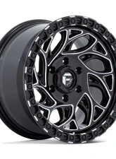 FUEL Off-Road D840 Runner OR Wheel 17x9 6x139.7 1mm Gloss Black Milled                                     - D84017908450 - Image 3