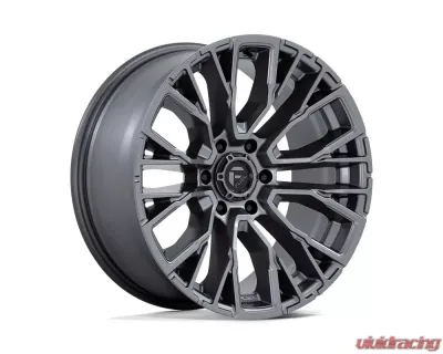 FUEL D848 Rebar Wheel 20x9 6x139.7 1mm Matte Gunmetal - D84820908450