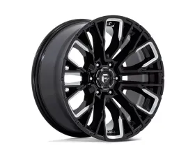 FUEL D849 Rebar Wheel 20x9 6x139.7 1mm Gloss Black Milled
