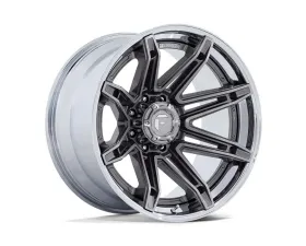 Fuel FC401 Brawl Wheel 22x12 8x165.1 -44mm Platinum w/ Chrome Lip