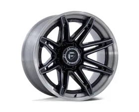Fuel FC401 Brawl Wheel 22x10 6x135 -18mm Gloss Black w/ Brushed Gray Tint Face & Lip