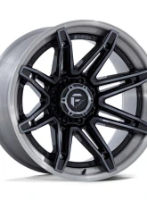 Fuel FC401 Brawl Wheel 24x12 8x180 -44mm Gloss Black w/ Brushed Gray Tint Face & Lip                                     - FC401BT24128844N - Image 2