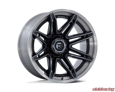 Fuel FC401 Brawl Wheel 24x12 8x180 -44mm Gloss Black w/ Brushed Gray Tint Face & Lip - FC401BT24128844N