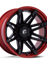 Fuel FC401 Brawl Wheel 22x10 6x135 -18mm Matte Black w/ Candy Red Lip                                     - FC401MQ22106318N - Image 2