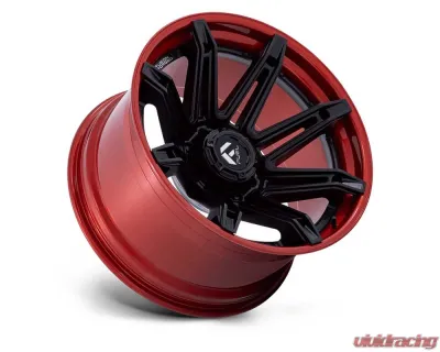 Fuel FC401 Brawl Wheel 22x12 6x139.7 -44mm Matte Black w/ Candy Red Lip - FC401MQ22126844N