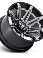 Fuel FC401 Brawl Wheel 20x10 8x180 -18mm Chrome w/ Gloss Black Lip                                     - FC401PB20108818N - Image 2