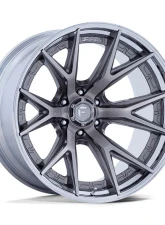 Fuel FC402 Catalyst Wheel 20x10 6x135 -18mm Platinum w/ Chrome Lip                                     - FC402AP20106318N - Image 2