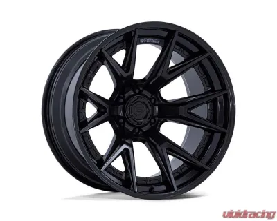 Fuel FC402 Catalyst Wheel 22x12 6x135 -44mm Matte Black w/ Gloss Black Lip - FC402MX22126344N