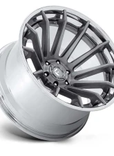 Fuel FC403 Burn Wheel 22x12 6x135 -44mm Platinum w/ Chrome Lip                                     - FC403AP22126344N - Image 2