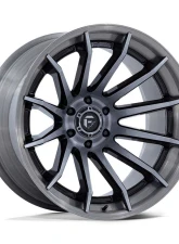 Fuel FC403 Burn Wheel 22x10 6x139.7 -18mm Gloss Black w/ Brushed Gray Tint Face & Lip                                     - FC403BT22106818N - Image 2