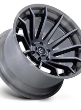 Fuel FC403 Burn Wheel 22x12 6x139.7 -44mm Gloss Black w/ Brushed Gray Tint Face & Lip                                     - FC403BT22126844N - Image 2