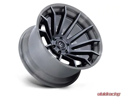 Fuel FC403 Burn Wheel 22x12 6x139.7 -44mm Gloss Black w/ Brushed Gray Tint Face & Lip - FC403BT22126844N